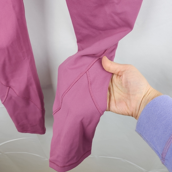 Lululemon In Movement 7/8 Tight *Everlux 25" Moss Rose size 8 in EUC - Picture 11 of 11